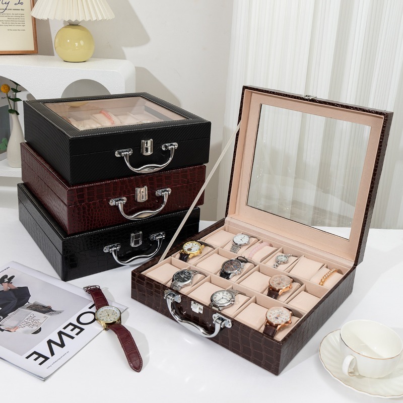 Luxury Watch Collection Box - Boîte de rangement pour montres rétro,