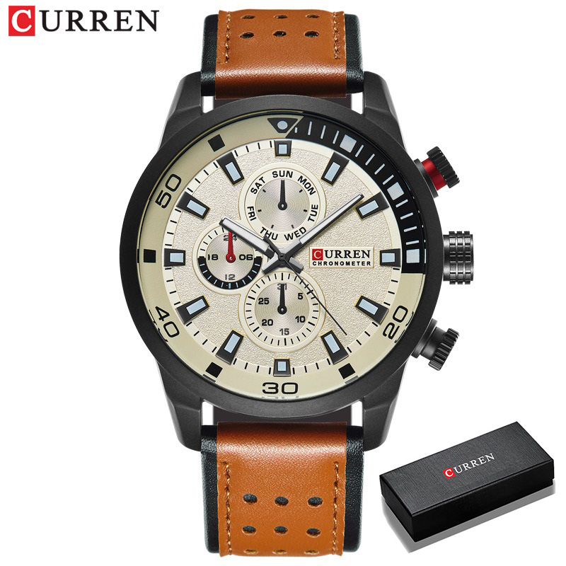 Luxury Watch Exhibition - CURREN – montre à quartz étanche