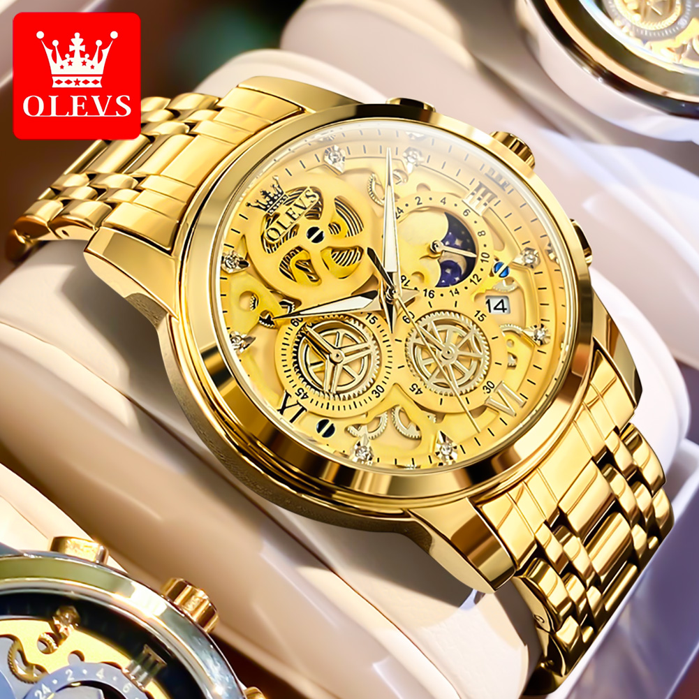 Luxury Watch All Brands - OLEVS 9947 hommes montre originale marque