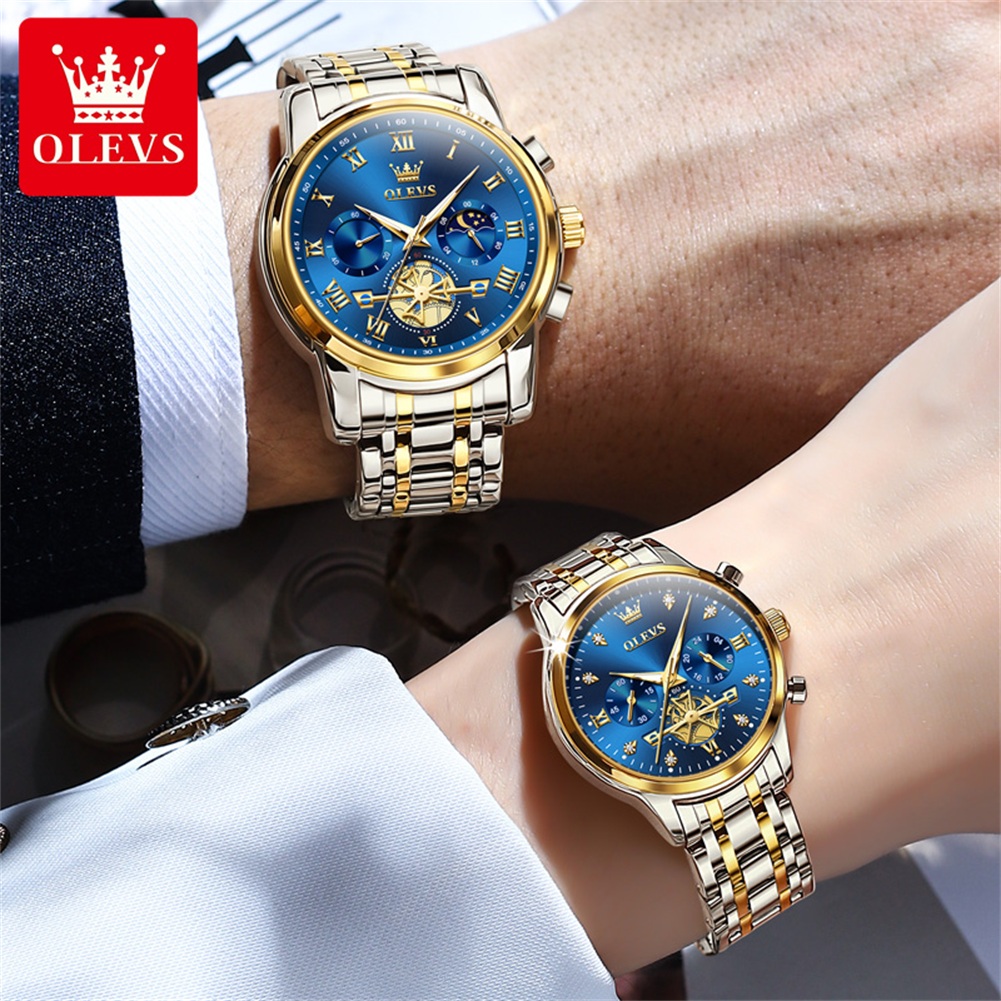 OLEVS Quartz Couple montre mar - Luxury Watch In Usa avis et prix