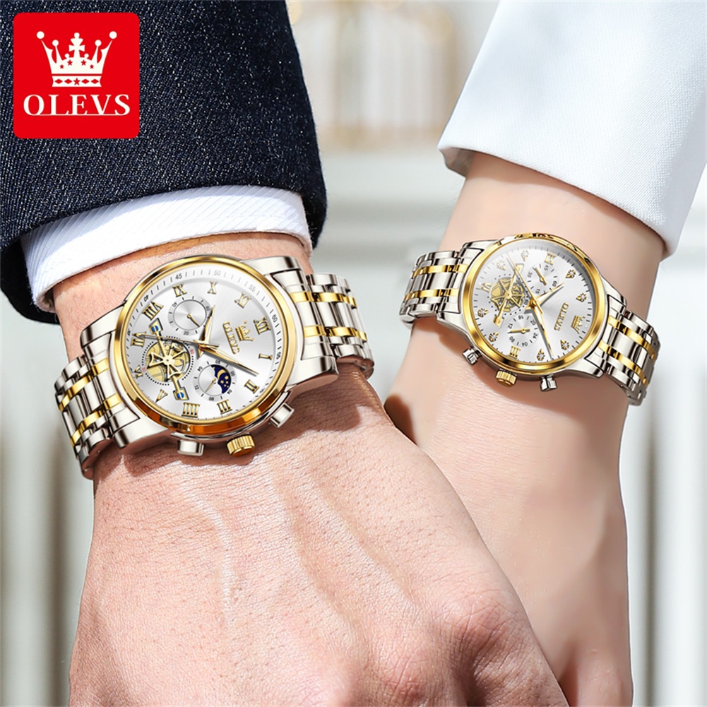 OLEVS Quartz Couple montre mar - Luxury Watch In Usa avis et prix
