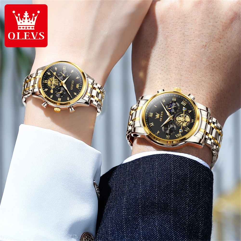 OLEVS Quartz Couple montre mar - Luxury Watch In Usa avis et prix