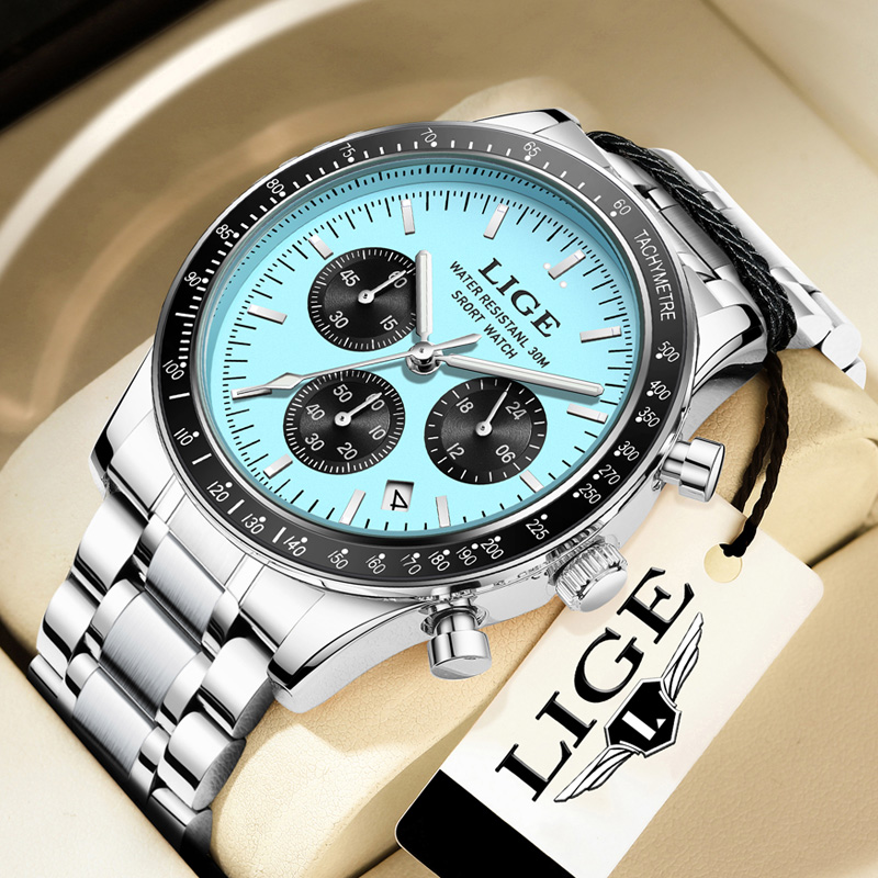 Montre pour homme LIGE, marque - Luxury Watch Collection Box avis et prix
